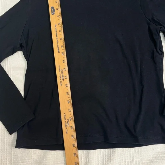 Black Cotton Turtleneck by L.L. Bean - Picture 6 of 6